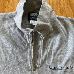Roots Athletics "Cinderella Man" Film Promo Sweatshirt, Size Medium, 3/4 Zipper